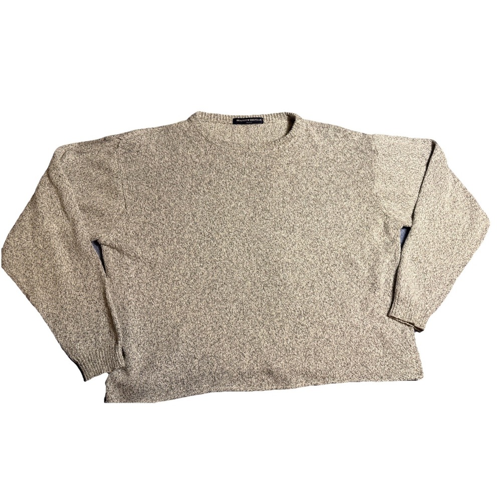 Brandy Melville Sweater Women's Grey Excellent Marled Knit Oversized OS